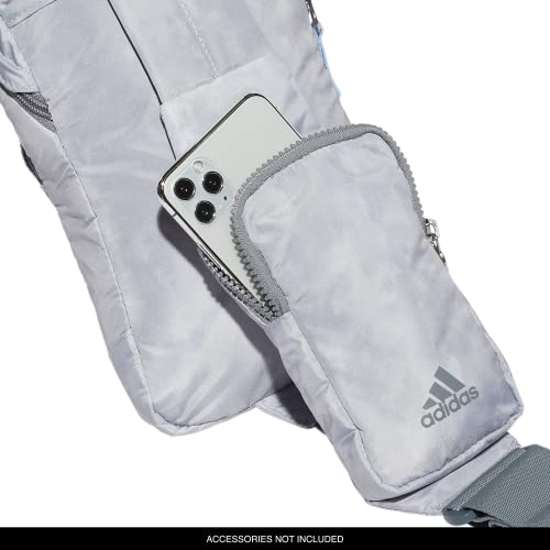 adidas Essentials Sling Small Crossbody Bag for Women and Men (5L), Stone Wash Grey/Blue Dawn/2.0, One Size - color: Stone Wash Grey/Blue Dawn/2.0