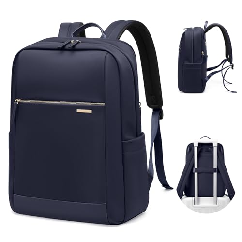 Laptop Backpack for Women - Business Travel Anti Theft Laptop Bag Backpack Water Resistant College Computer Backpacks for Men Women Fits 14Inch Notebook (Dark Blue) - color: Dark Blue, size: 14 Inch