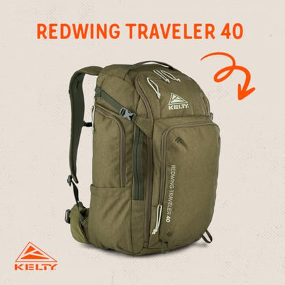 Kelty | Redwing Traveler Backpacks, Travel Pack for Adventure Travel - color: Burnt Olive, size: 40L