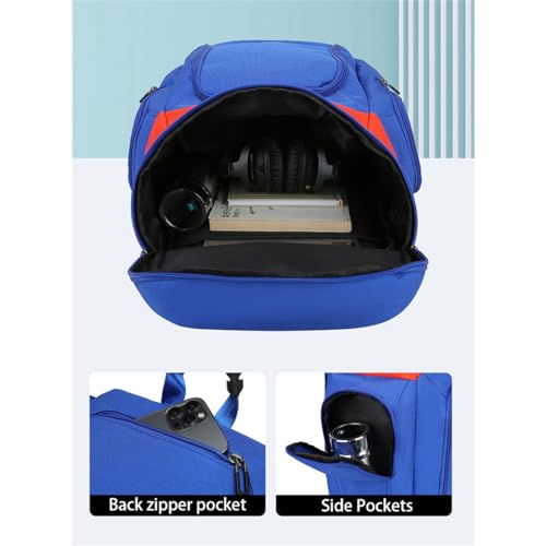 Basketball Backpack Large Sports Bag with Laptop Compartment, Ball and Shoe Compartment, for Volleyball Football - color: A