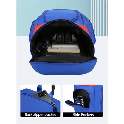 Basketball Backpack Large Sports Bag with Laptop Compartment, Ball and Shoe Compartment, for Volleyball Football - color: G