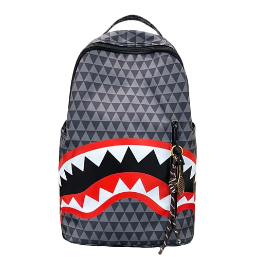 Large Capacity Laptop Backpack Water Resistant Durable Daily Carry Backpack Graphic Urban Streetwear Bookbag for Commuting (Charcoal) - color: Charcoal