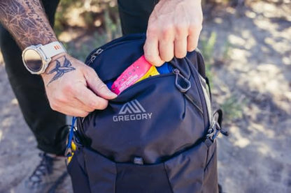 Gregory Kiro 24L Day Hiking Backpack, Cloud Control Hipbelt, Built-In Hydration Attachment and Sleeve (Reservoir Not Included), One Size Fits All, Lava Red - color: Red, style: 24l