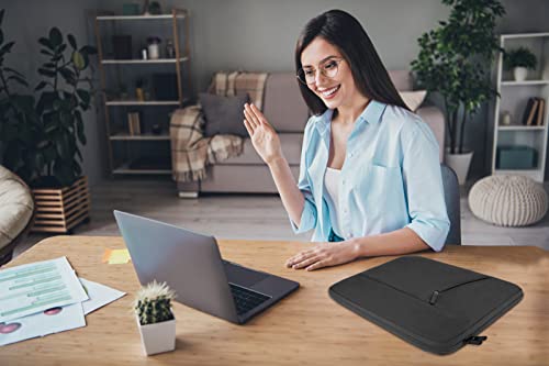 Laptop Sleeve Bag 15.6 inch, BOOEUDI Shockproof Protective Computer Carrying Cover with Front Pocket, Briefcase Handbags Laptop Case for 15.6 inch HP, Dell, Acer, Asus, Notebook, Grey - color: Grey, size: 15.6 inch