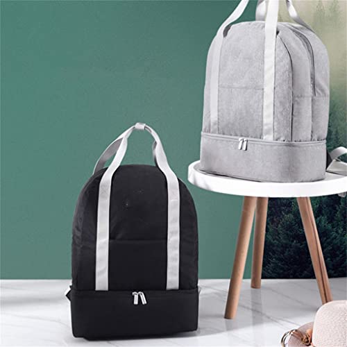 Multifunctional Travel Backpack Fitness Bag Large Capacity Clothes Shoes Storage Yoga Sports Handbag - color: D