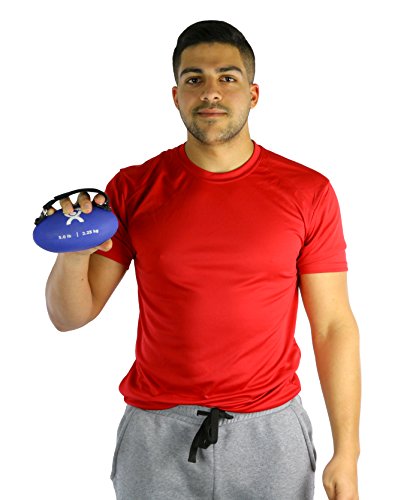 CanDo Handy Grip Ball, Blue - size: 5 Pound