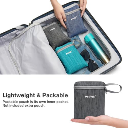 G4Free 10L/15L Hiking Backpack Lightweight Packable Hiking Daypack Small Travel Outdoor Foldable Shoulder Bag - color: Black, size: 20L