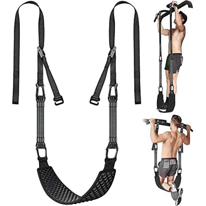 Kipika 48" Ceiling Mounted Pull Up Bar, Heavy Duty Multi-Grip Chin Up Bar,Mounted Pullup Bar, Adjustable Height, Pull Up Bands for Chin Ups & Body Stretching, Ideal for Home Gym and Strength Training - color: Pull Up Bands