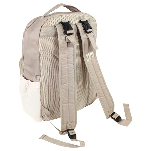 Hudson Baby Unisex Baby Premium Diaper Bag Backpack and Changing Pad, Taupe Beige, One Size - color: Taupe Beige