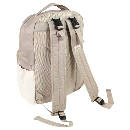 Hudson Baby Unisex Baby Premium Diaper Bag Backpack and Changing Pad, Taupe Beige, One Size - color: Taupe Beige