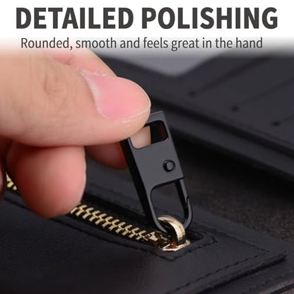 Zipper Pull Replacement,8 Pcs Detachable Zipper Pull for Backpacks, Purses, Coat, Jackets, Boots (2 Size)