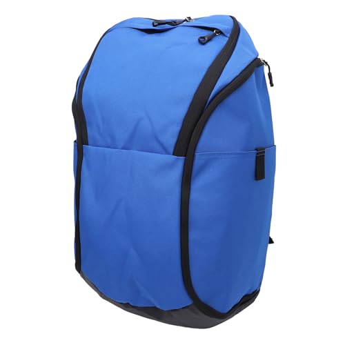 Basketball Backpack with Laptop Compartment and Wet Dry Segregation Water Lightweight Oxford Sports Backpack for Exercise Supplies and Gym - color: Blue
