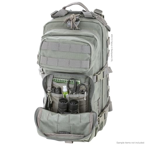 MAXPEDITION Falcon-II Backpack, 23L Tactical Backpack, Survival Pack, Bug Out Bag, MOLLE Go Bag for EDC, 0513 - color: Foliage Green