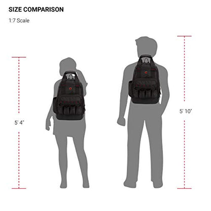SwissGear Tool Bag Backpack, Fits Up to 15-Inch Laptop, Work Pack, Black - color: Black, size: Medium