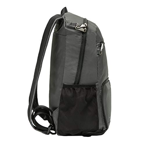 Travelon Anti-Theft Active Packable Backpack - color: Charcoal