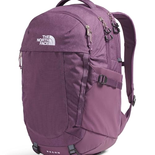 The North Face Women's Recon Everyday Laptop Backpack - Commuter Travel Bag, 18" Laptop Sleeve, Water-Repellent, Chroma Purple Light Heather/Hushed Lavender, One Size - color: Chroma Purple Light Heather/Hushed Lavender, size: One Size