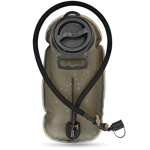 MARCHWAY 2L/2.5L/3L TPU Hydration Bladder, Ultra Durable Water Reservoir Bag with Insulated Tube for Hydration Pack for Cycling, Hiking, Running, Climbing, Biking - color: Grey, size: 2.5L