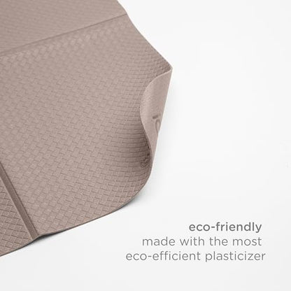 Ubbi On-The-Go Diaper Changing Baby Mat, Soft and Comfortable Diaper Bag Accessory Must Have for Newborns, Easy to Clean, Portable Folding Pad, Baby Traveling Accessories, Taupe - size: One Size, style: Taupe Changing Mat