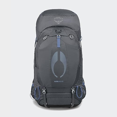 Osprey Aura AG 65L Women's Backpacking Backpack, Tungsten Grey, WM/L - color: Tungsten Grey, size: Medium-Large