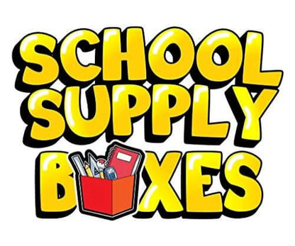 School Supply Boxes | 17" (Black or Clear) Backpack Bundle for (Elementary, Intermediate, or High School) (Elementary Case (6 Pack), Clear) - color: Clear, style: Elementary Case (6 Pack)