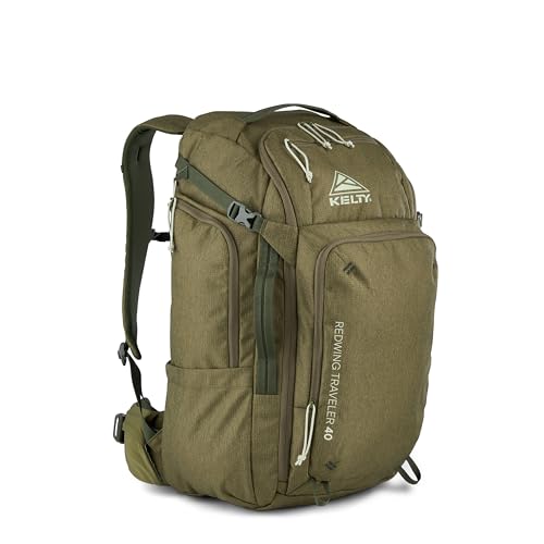 Kelty | Redwing Traveler Backpacks, Travel Pack for Adventure Travel - color: Burnt Olive, size: 40L