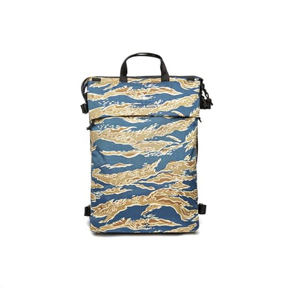 Helinox TERG All Way Square Backpack, Outdoor High-Performance Bag 20L, 1.9lbs, Rugged Materials, Waterproof Zippers (Tiger Stripe Camo) - color: Tiger Stripe Camo