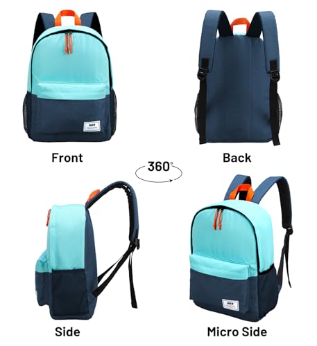 MIER Insulated Backpack Cooler Small Leakproof Lightweight Cute for Women Men to Work, Picnics, Camping, Park Day Trips, 15 L - color: Blue