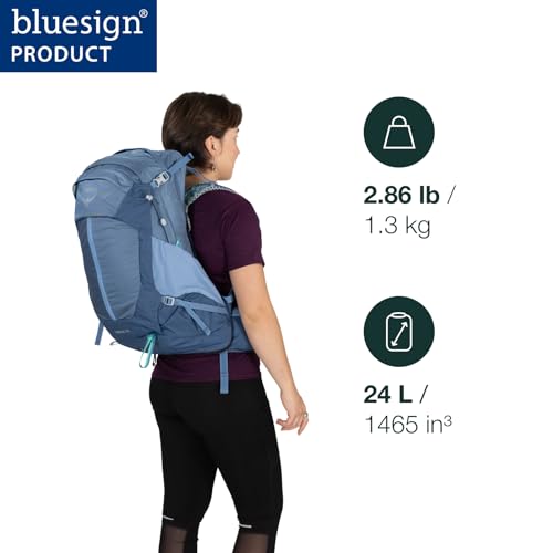 Osprey Sirrus 24L Women's Hiking Backpack, Gray OS - color: Medium Grey, style: 24l