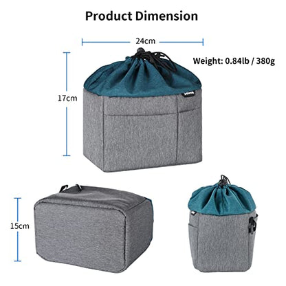 Selens Camera Bag for Backpack, Shockproof DLSR SLR Insert Case Bag