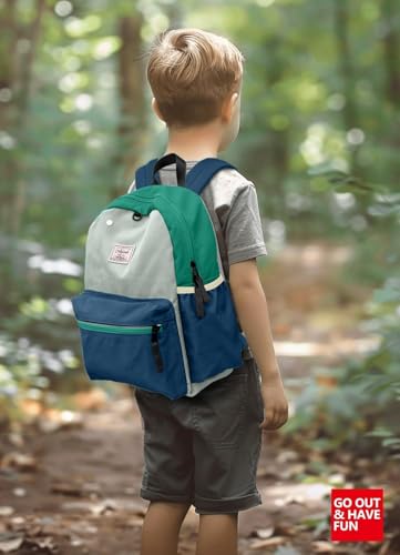 atgark Toddler Backpack for Boys 2-5: Preschool Kindergarten 13" Daycare Backpacks Fit A4 Folder - color: Islands, style: Ages 2-5 (13" H Fit A4 Folder)