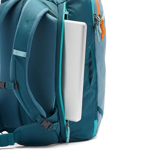 Cotopaxi Allpa 35L Travel Pack, Blue Spruce and Abyss - color: Blue Spruce/Abyss
