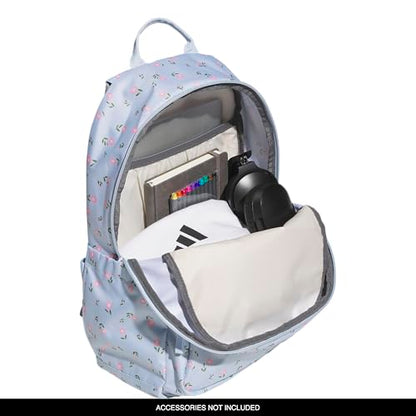 adidas Lineage Backpack for Laptop, School and Travel, 22L, Ditsy Floral Crystal Sky, OSFA - color: Ditsy Floral Crystal Sky