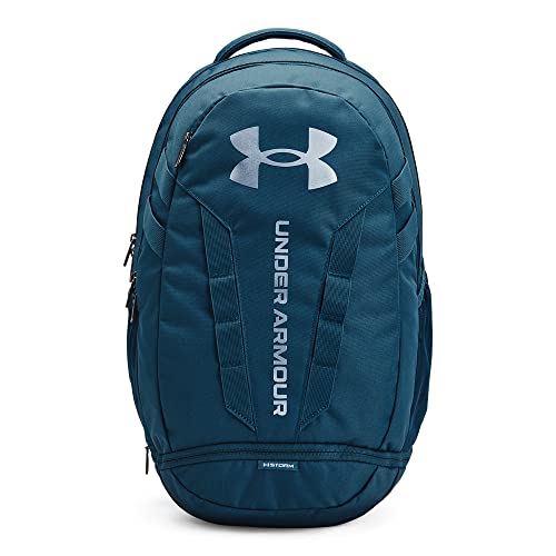 Under Armour Unisex Hustle 5.0 Backpack - color: (414) Static Blue / Static Blue / Metallic Harbor Blue