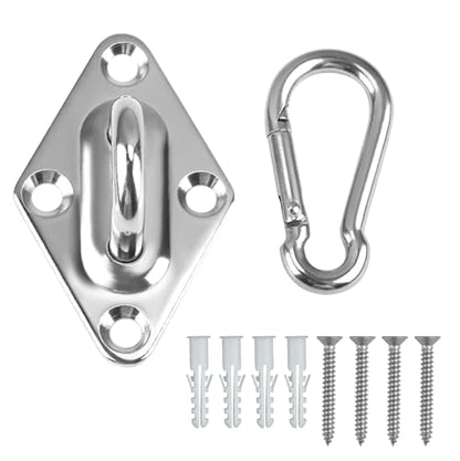 Wall Mount for Resistance Bands, Workout Anchors Wall Resistance with Hook for Fitness Bands, Space Saving Workout Equipment for Home Gym Weight Straps Suspension Training Exercise - style: 1 Pack