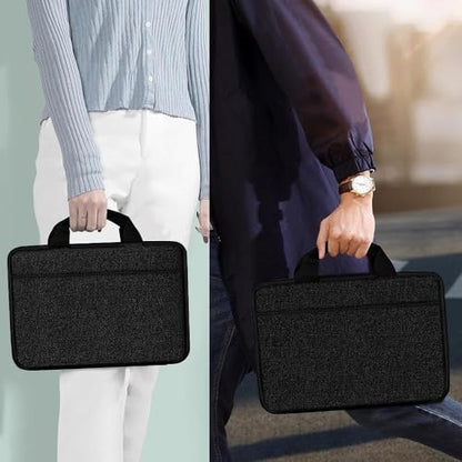 Hseok Laptop Case for MacBook Pro 14 inch TSA Sleeve Handbag, Black - color: Black