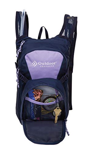 Outdoor Products Tadpole Hydration Pack (Black) (Violet Tulip) - color: Violet Tulip
