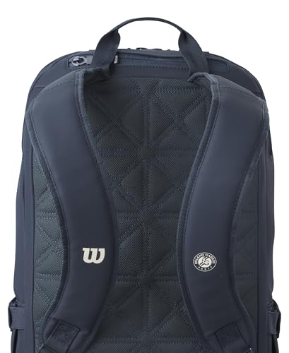 WILSON 2025 Roland-Garros Tennis Racket Bags - color: Dark Navy, size: Holds up to 9 Rackets