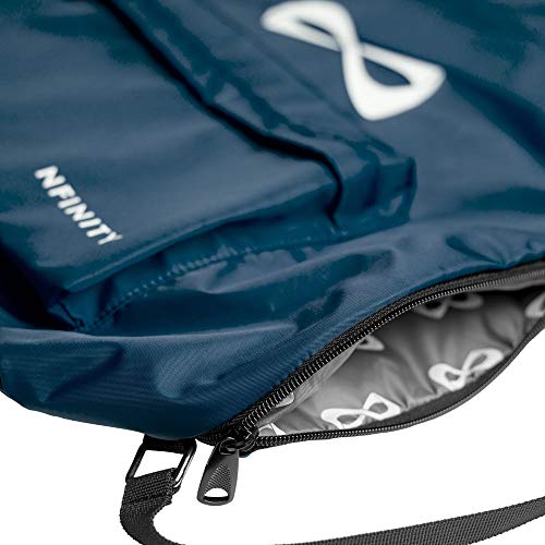 Nfinity Drawstring Backpack Large Capacity Multi-Compartment Cinch Bag - color: Kelly Green