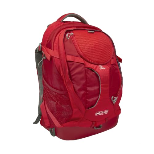 Kurgo G-Train Dog Carrier Backpack - Comfortable Travel Bag for Pets Up to 25 lbs - Waterproof Bottom - Multi-Compartment Pack - Dog Hiking Gear - Rugged Adventure Backpack - Red - color: Red