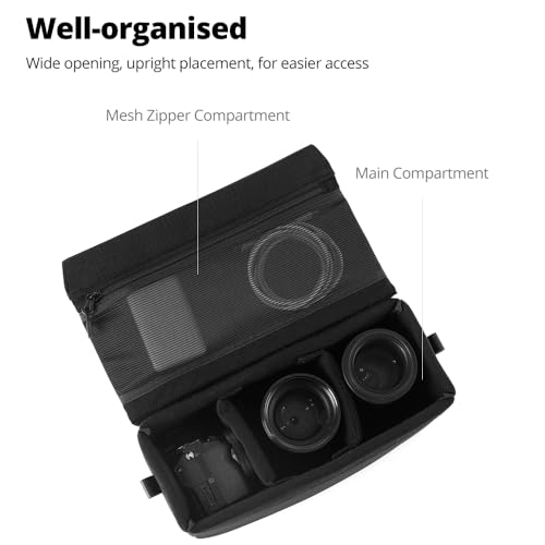 AMBITFUL D1 Cube Camera Insert Padded Organizer with Divider Black 5.2L - color: Black, size: M (5.2L)