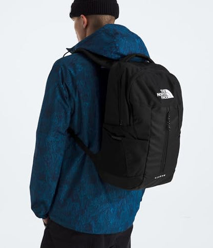 The North Face Lichen Daypack - Everyday Commuter Backpack, Laptop Sleeve, Water Bottle Pockets, Center Front Pouch, TNF Black/TNF White, One Size - color: Tnf Black/Tnf White