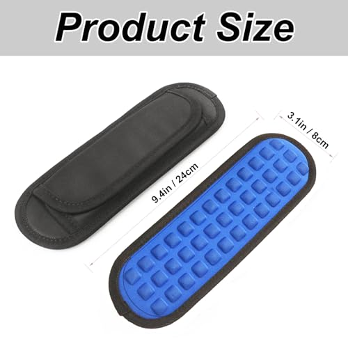 momerch Detachable Shoulder Strap Pad Soft Air Cushion for Laptop Backpack Sport Bag Messenger Guitar Case - color: Blue 1pcs