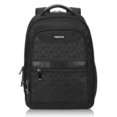 TREKON Classic Laptop Backpack, Durable Waterproof Fabric, 15.6" Laptop Compartment, TSA-Friendly Design, for Work, Office, Commuter & College, Casual Daypack