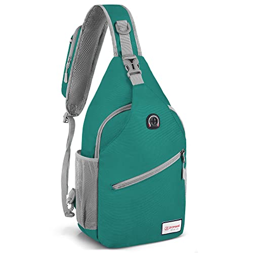 ZOMAKE Sling Bag,Small Crossbody Sling Backpack,Water Resistant Shoulder Daypack for Travel,Anti Thief Chest Bag for Hiking(Army Green(New)) - color: Army Green(new)