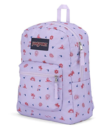 JanSport Cross Town Backpack 17" x 12.5" x 6" - Simple Bag for Everyone with 1 Main Compartment, Front Utility Pocket - Premium Class Accessories - Lagoon Luau - color: Lagoon Luau
