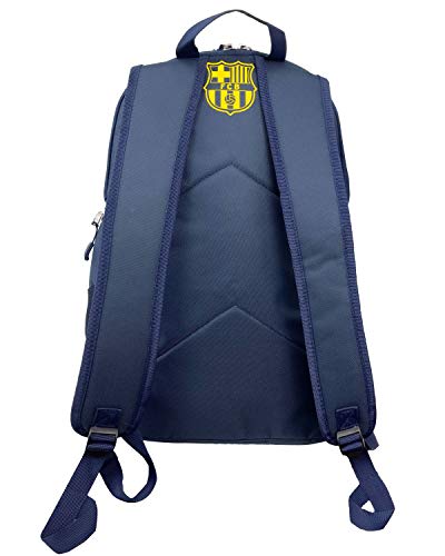 Barcelona Backpack With Soccer Ball Compartment, Licensed Barcelona School Bookbag