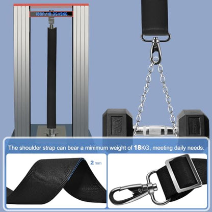 ZINZ Shoulder Strap 67 inch with 3D-Cushion Pad - color: Black