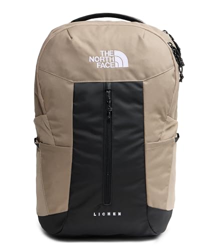 The North Face Lichen Daypack - Everyday Commuter Backpack, Laptop Sleeve, Water Bottle Pockets, Center Front Pouch, Garnet/TNF Black, One Size - color: Garnet/Tnf Black