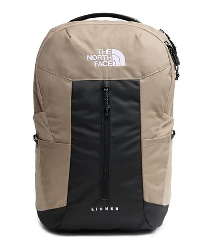 The North Face Lichen Daypack - Everyday Commuter Backpack, Laptop Sleeve, Water Bottle Pockets, Center Front Pouch, Garnet/TNF Black, One Size - color: Garnet/Tnf Black