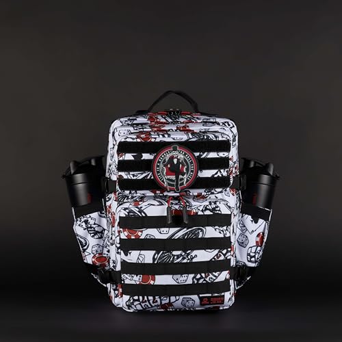 WOLFpak 35L Athletic Gym Backpack (High Stakes) Durable 1000D Waterproof Oxford Material with MOLLE Webbing, Laptop Pocket & Dual Cup Holders, Durable Fitness/Travel/Military Daypack - color: High Stakes
